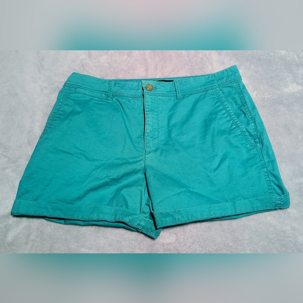 Banana Republic Teal Women's Chino Shorts, Size 8
